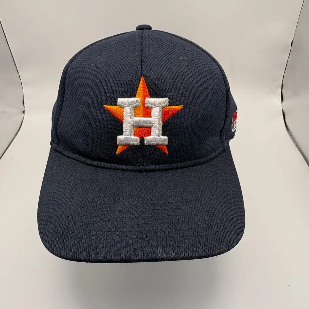 Houston Astros Youth MLB‎ Baseball Cap Adjustable Navy Blue Orange H Star
